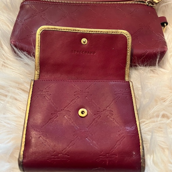 LONGCHAMP LM Cuir Large Tote Bag Leather Handbag Purse Logo - Picture 14 of 15